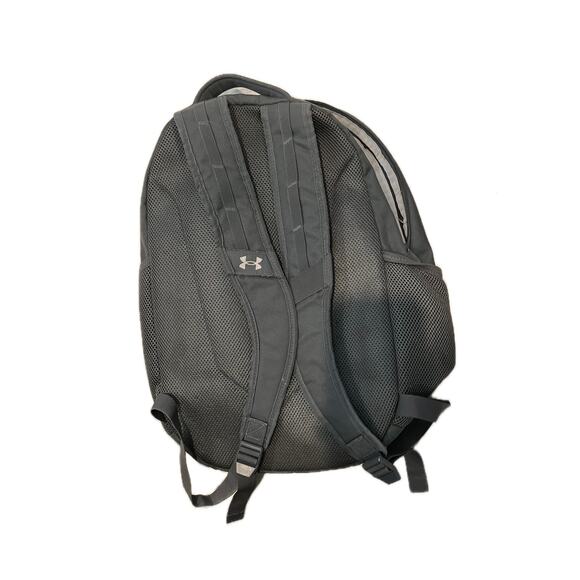 Under Armour Gray Black Hustle 5.0 Backpack - Picture 2 of 4